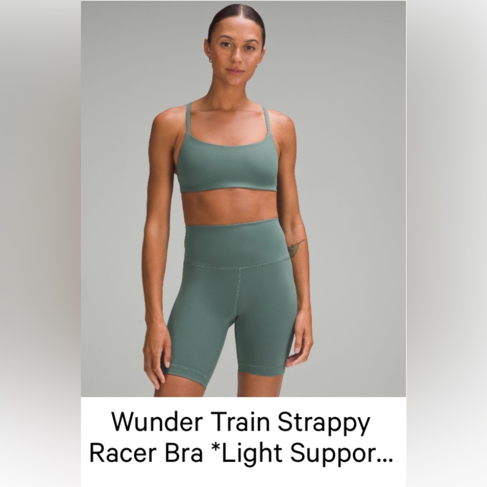 Lululemon Wunder Train Strappy Racer Bra size 6